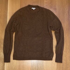 J Crew Chocolate Brown Cashmere Sweater